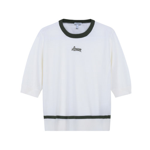 LOEWE/罗意威 女士针织衫/毛衣 女士羊毛修身版圆领针织衫套头衫 S817Y14K27