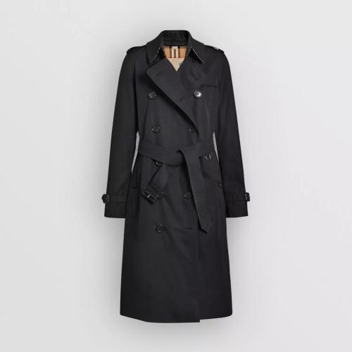 BURBERRY 22年秋冬 女士 肯辛顿版型 - 长款 Heritage Trench 风衣 40733681 预定商品1-3周发货