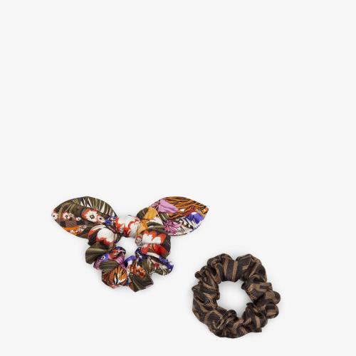  FENDI芬迪 22年秋冬 女士 发带 春节限定系列发带两件装 FXT268AIE8F18WX