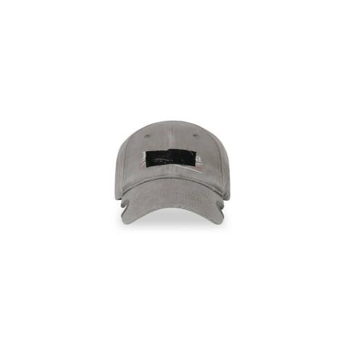  BALENCIAGA巴黎世家 22年秋冬 男士 帽子 Mens Gaffer Cap in Grey 719364410B21290