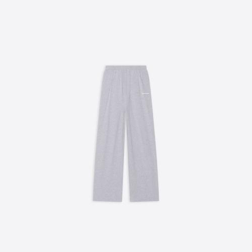  BALENCIAGA巴黎世家 22年秋冬 男士 休闲裤 Political Campaign Jogging Pants  in Grey 67459 预定商品1-3周发货