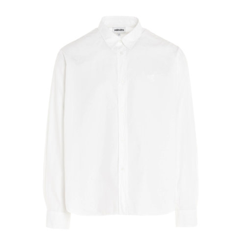 Kenzo 高田贤三 男士 服装 21春夏 白色棉质长袖衬衫