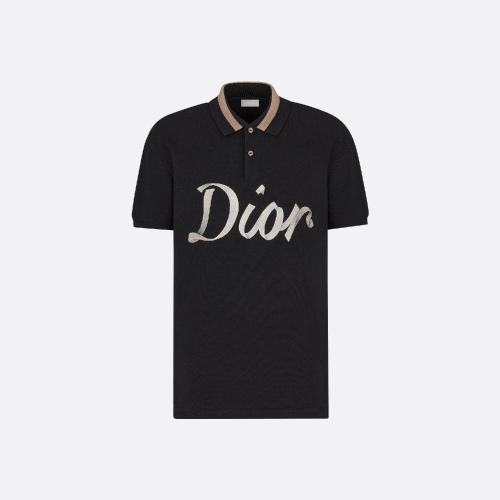 DIOR迪奥 22年春夏 男士 短袖Polo 宽松版型 Polo 衫 293J831A0455_C980