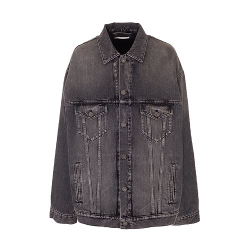 Balenciaga/巴黎世家  女装 时尚百搭 女士灰色棉质牛仔外套夹克 646895TBP477767 HKY210468