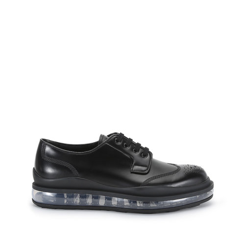 PRADA/普拉达 2021款 男士皮革系带厚底皮鞋气垫鞋德比鞋 2EG299 B4L