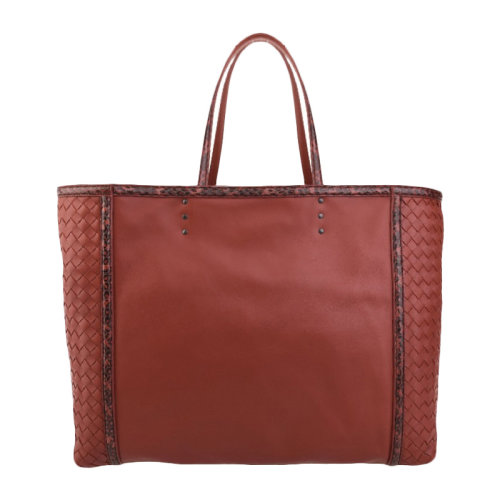 Bottega Veneta/葆蝶家 女士深红色编织皮革手提包单肩包女包 361910-V0EEL-6329
