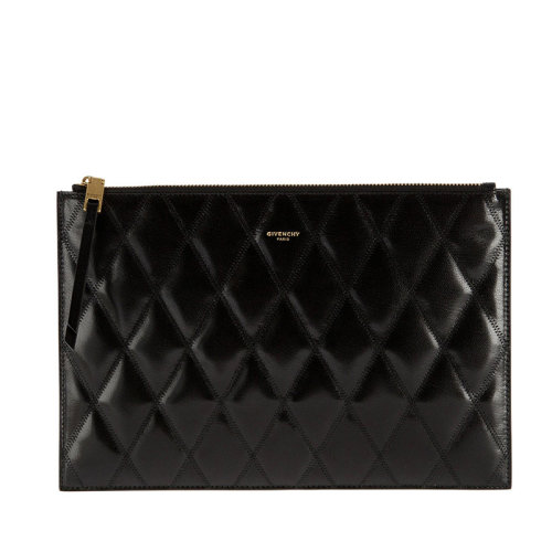 Givenchy/纪梵希 女包 女士 黑色皮革时尚手拿包 BB602QB08Z-001