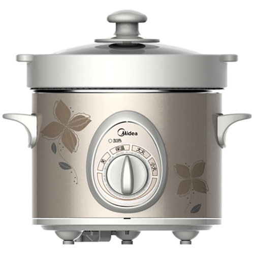 Midea/美的2L电炖锅白瓷煲粥煲汤砂锅MD-BGH20A