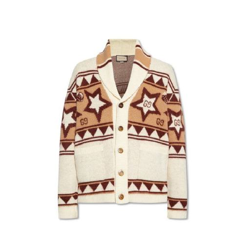  GUCCI/古驰 男士棕色时尚针织衫/毛衫 673545 XKB2P 9027 PLFSX