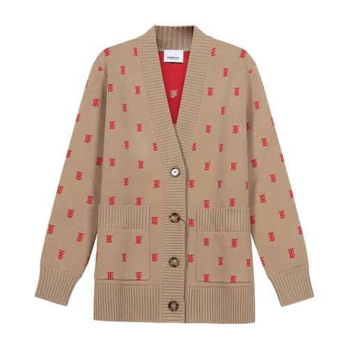 BURBERRY/博柏利 巴宝莉 女装 BT刺绣 女士时尚混纺针织衫/毛衣 80210321