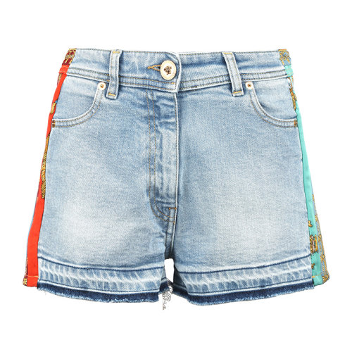 VERSACE/范思哲22年女士牛仔短裤100501A0345