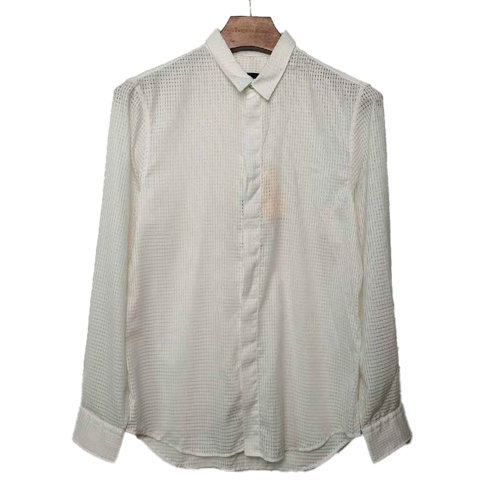 Emporio Armani/安普里奥阿玛尼 白色镂空衬衫 N1CC2T N112C 023