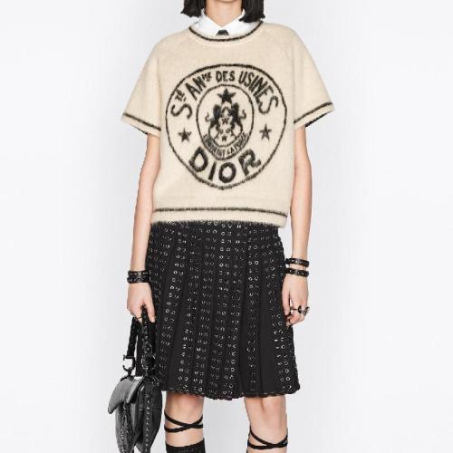  DIOR迪奥 22年秋冬 女士 针织衫 短袖针织衫 244S41AM410_X0811