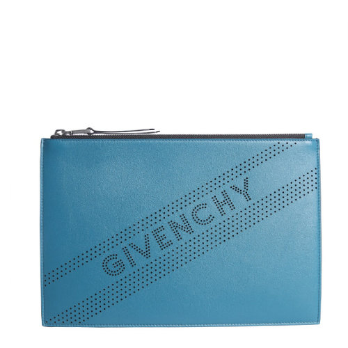 Givenchy/纪梵希 女士 女包 蓝色皮革时尚手拿包 BB604GB0CM-426