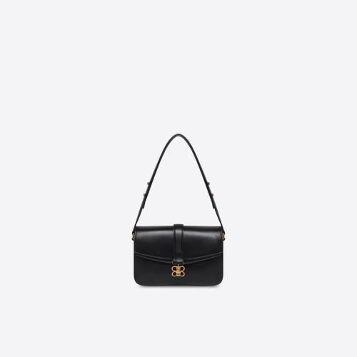  BALENCIAGA巴黎世家 22年秋冬 女士 单肩包 Womens Lady Small Flap Bag  in Black 6955412108