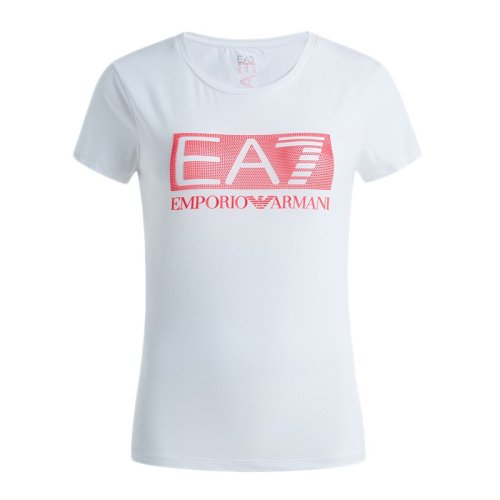  Emporio Armani/安普里奥阿玛尼 女士印花棉质短袖T恤 3ZTT46 J29Z 1100 PLFSX