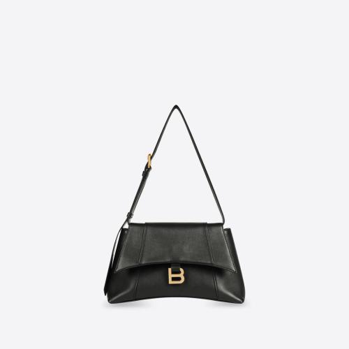  BALENCIAGA巴黎世家 22年春夏 女士 手提包 Women's Downtown Small Shoulder Bag  in Black 6 预定商品1-3周发货