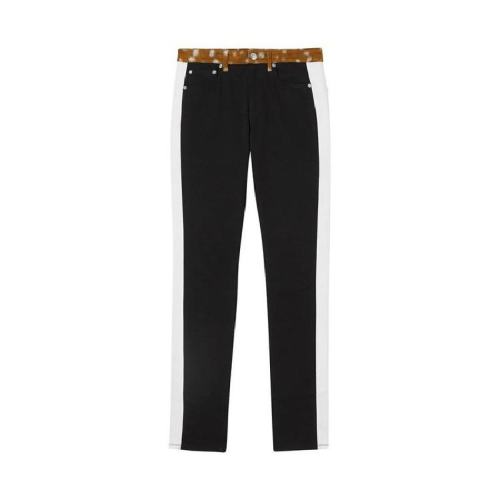  BURBERRY/博柏利 女士花色棉质牛仔裤 80163851 PLFSX