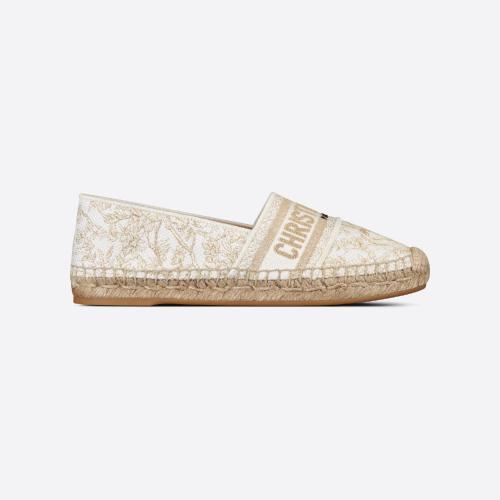  DIOR迪奥 22年秋冬 女士 平底鞋 Espadrille Dior Granville KDB585JHL_S67W