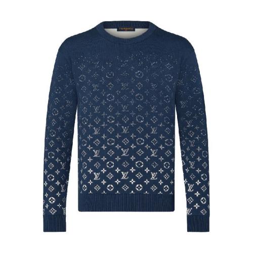  LV路易威登 22年秋冬 男士 针织衫 Pull a col rond Monogram Gradient LVSE 1A9GIN 1A9GIM 1A 预定商品2-6周发货