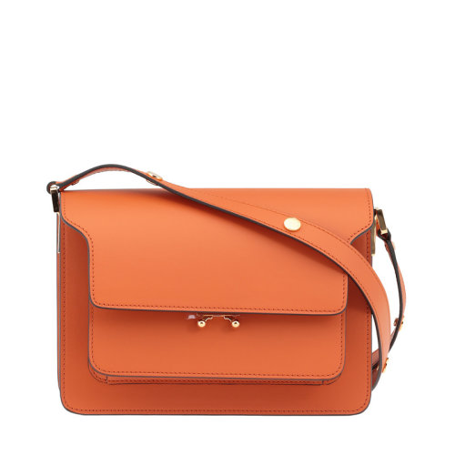 MARNI/玛尼 Trunk 女士小牛皮单肩风琴包（多色可选）