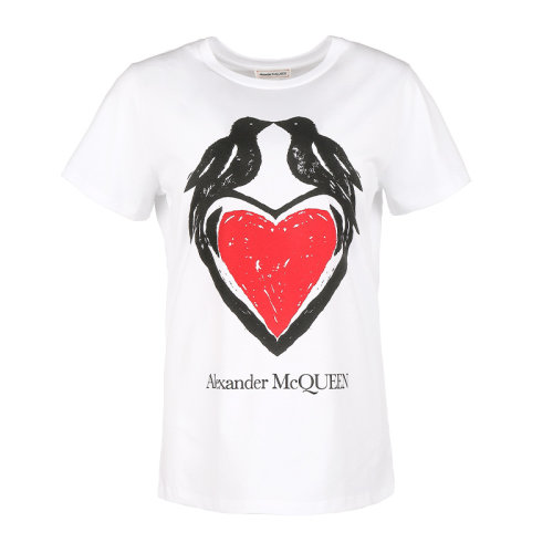 Alexander McQueen/亚历山大麦昆女士短袖T恤668439QZADP