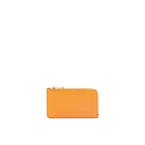  LOEWE罗意威 22年秋冬 女士 卡包 Repeat coin cardholder in embossed calfskin C499Z40X04-9