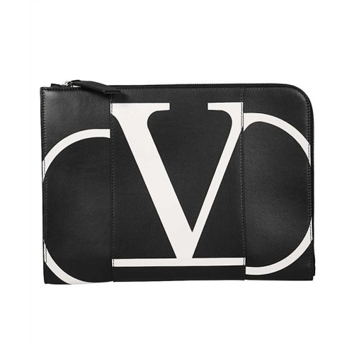  Valentino/华伦天奴 男士黑色皮革手拿包 SY2B0834 PCR NER PLSX