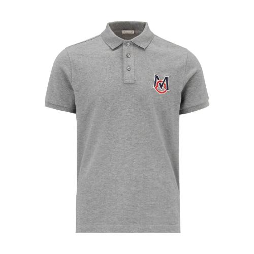  MONCLER蒙可蒙克莱 22年秋冬 男士 短袖Polo Monogram Polo Shirt H20918A0001584556984