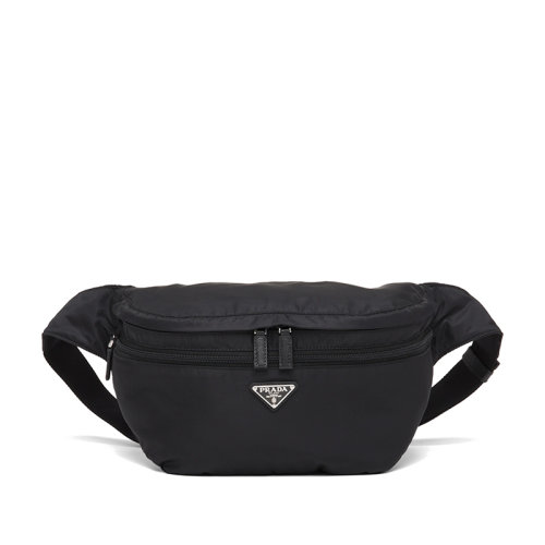 PRADA/普拉达      男士黑色尼龙皮革运动腰包2VL038_2DMG_F0002_V_OOO