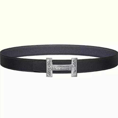  HERMES爱马仕 22年秋冬 男士 腰带 Boucle de ceinture Quizz Touareg %26 Cuir de ceinture rev
