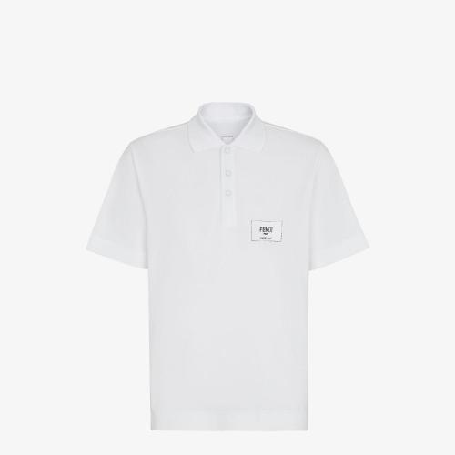  FENDI芬迪 22年秋冬 男士 短袖Polo Polo Shirt FY1131A9RPF0WA0