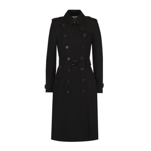BURBERRY/博柏利 The Chelsea系列 女士风衣纯棉经典双排扣长款风衣大衣