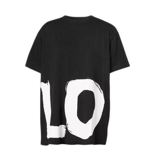 BURBERRY/博柏利 Love 印花棉宽松女士短袖T恤衫 80373021