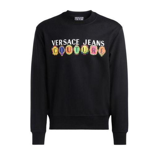  VERSACE JEANS/范思哲牛仔 男士黑色棉质卫衣 B7GWA7PC30456 899 PLFSX