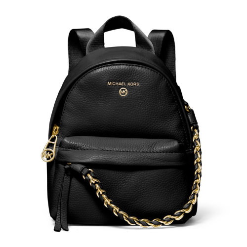 Michael Kors/迈克·科尔斯 SLATER系列 女士皮质链条logo书包背包双肩包