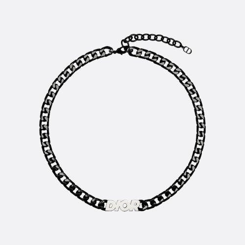  DIOR迪奥 22年春夏 男士 项链 “DIOR”标志链环项链 N1857HOMMT_D004