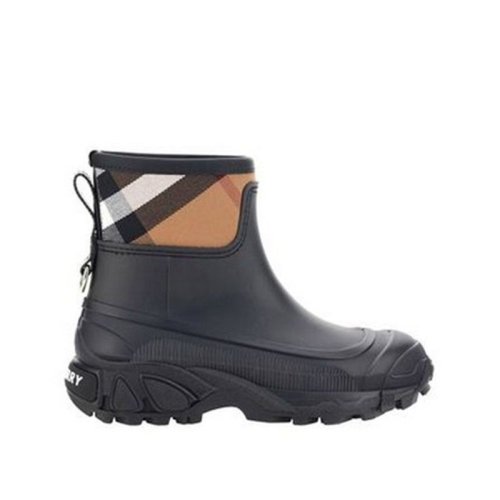 BURBERRY/博柏利 女士黑色混合材质短靴 8048043