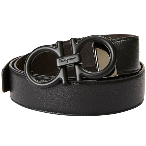Salvatore Ferragamo/菲拉格慕 男士 皮革双面时尚皮带腰带 679974 709312