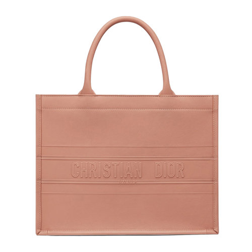 DIOR/迪奥 女士DIOR BOOK TOTE玫瑰粉色小牛皮小手袋 M1296ZGSB_M49P