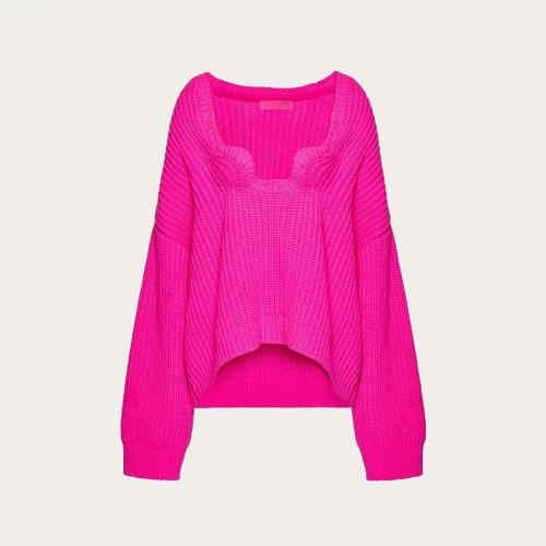  VALENTINO华伦天奴 22年秋冬 女士 针织衫 PULL EN LAINE 1B0KC40Q7KCUWT