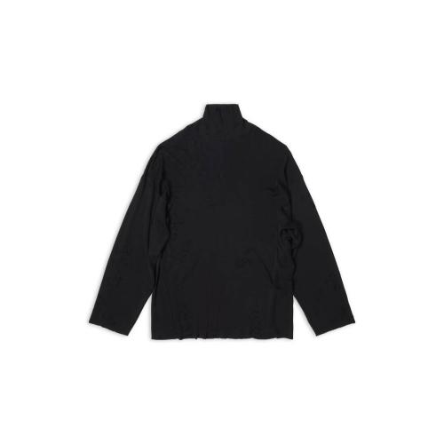  BALENCIAGA巴黎世家 22年秋冬 女士 针织衫 DESTROYED套领衫 719044T51871000