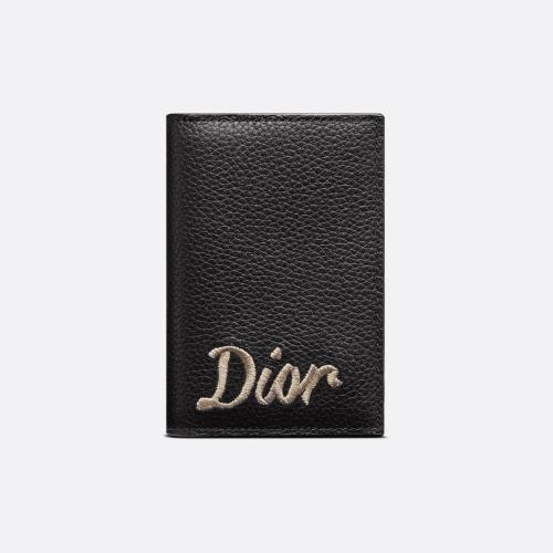  DIOR迪奥 22年秋冬 男士 卡包 双折卡夹 2ESCH138RIB_H00N
