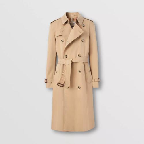  BURBERRY 22年秋冬 男士 肯辛顿版型 – 长款 Heritage Trench 风衣 80583341