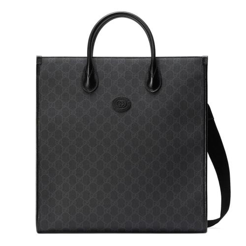  GUCCI古驰 22年秋冬 男士 互扣式双G中号托特包 674155 92THN 1000
