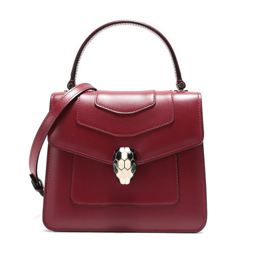 BVLGARI/宝格丽 女士SERPENTI FOREVER系列牛皮手提单肩斜挎包 280165