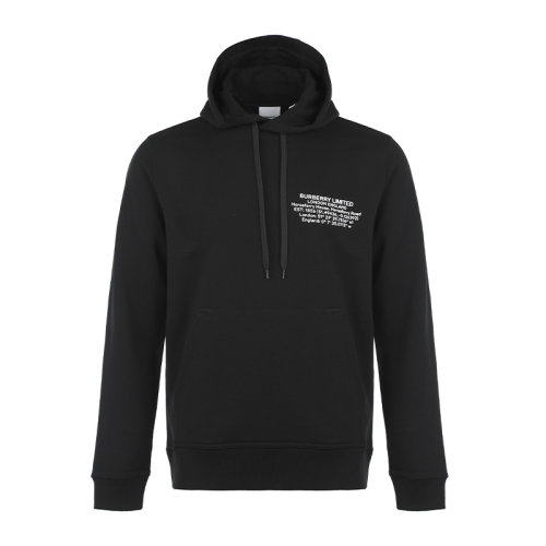 BURBERRY/博柏利21新品字母徽标男士连帽套头卫衣男卫衣8042753