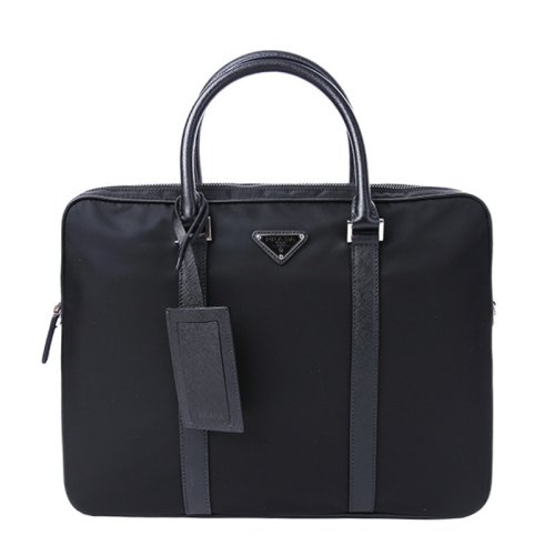  PRADA/普拉达 男士黑色尼龙手提包 2VE368 064 F0002 PLSX