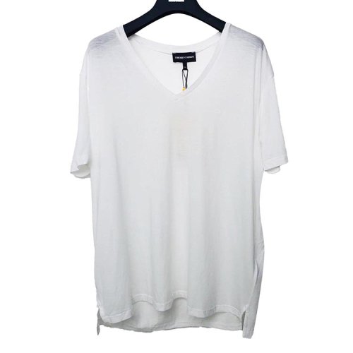 Emporio Armani/安普里奥阿玛尼 白色男士T恤