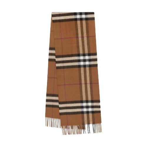  BURBERRY 22年秋冬 男士 经典格纹羊绒围巾 80371471 预定商品1-3周发货